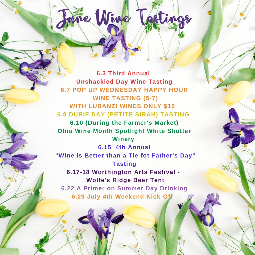 house_wine's tweet photo. Important dates in June
#worthingtonswineshop #worthingtonfoodanddrinks #inworthington #experienceworthington  #winetastingcolumbus #columbuswinebars #asseenincolumbus #6wine4 #house_wine #cbus #columbusohio #drink614 #614living #worthingtonfoodies https://t.co/Cu3oCB35o8