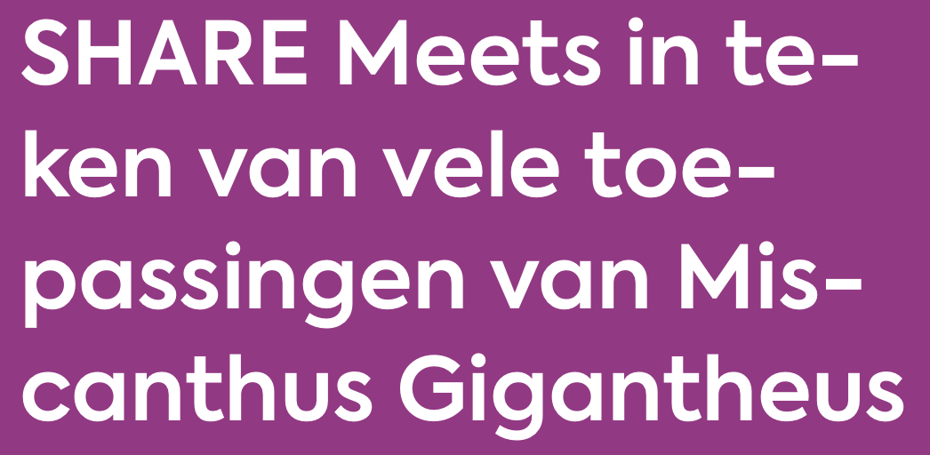 UITNODIGING SHARE Meets Olifantsgras > wo 5 juli 15-17 uur Hoeve Voorzorg <a href="/MiscanthusHmeer/">Miscanthusgroep</a> Olifantsgras groeit 4 meter en is innovatieve kans voor geluid, vogels, CO2, beton, plastic, energie, isolatie, papier, mulch etc. Info/aanmelden: sharehaarlemmermeer.nl/sharenewz/shar… <a href="/marjaruigrok/">Marja Ruigrok</a>