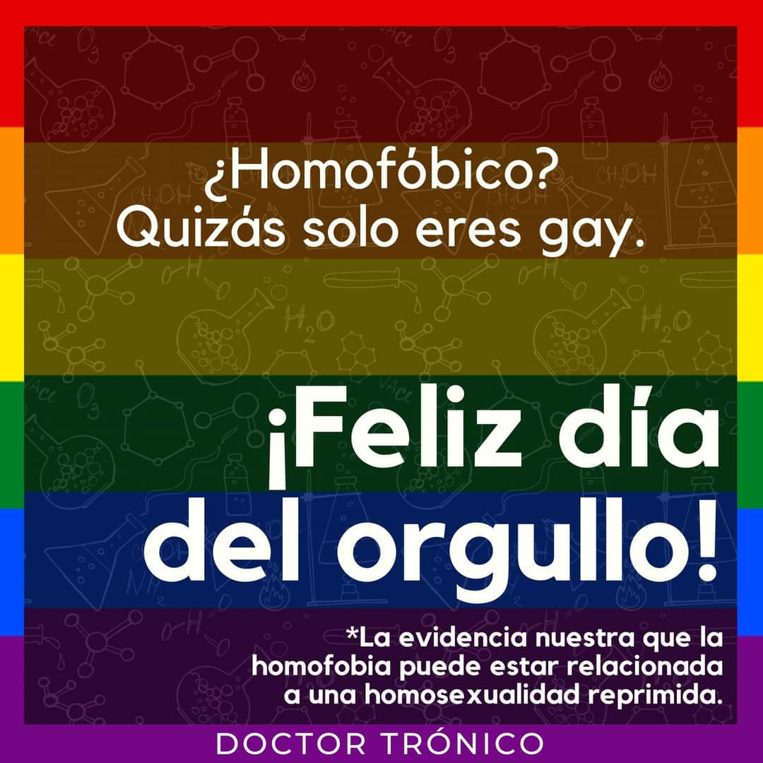DoctorTronico's tweet photo. ¡FELIZ MES DEL ORGULLO! 🏳️‍🌈🏳️‍⚧️

La psicología del comportamiento no es una ciencia exacta, y la correlación no implica causalidad. Sin embargo, estos estudios nos pueden ayudar a entender qué puede estar detrás de algunos fenómenos sociales como la homofobia.

(ABRO HILO) https://t.co/idLpyoGWR6