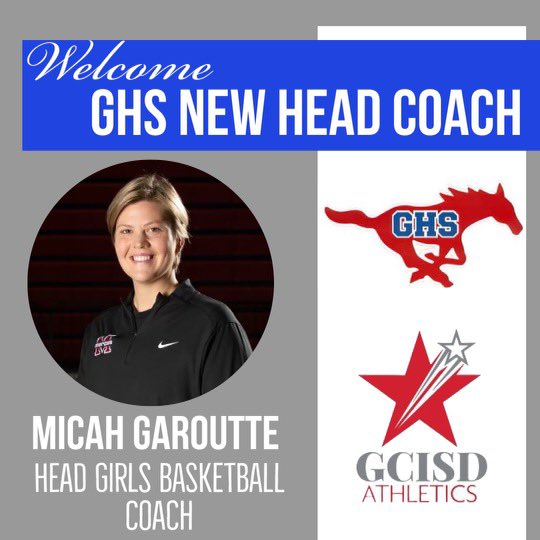 GCISD Athletics Dept. on Twitter "Congratulations to Coach Garoutte on