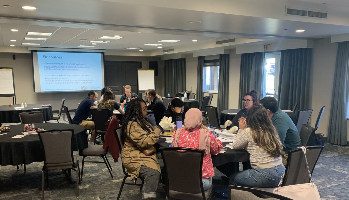 This morning, learners broke into small groups to learn about and tackle human factor design flaws in common products. Poorly designed equipment and medical record flaws contribute to high numbers of preventable medical harm in hospitals.