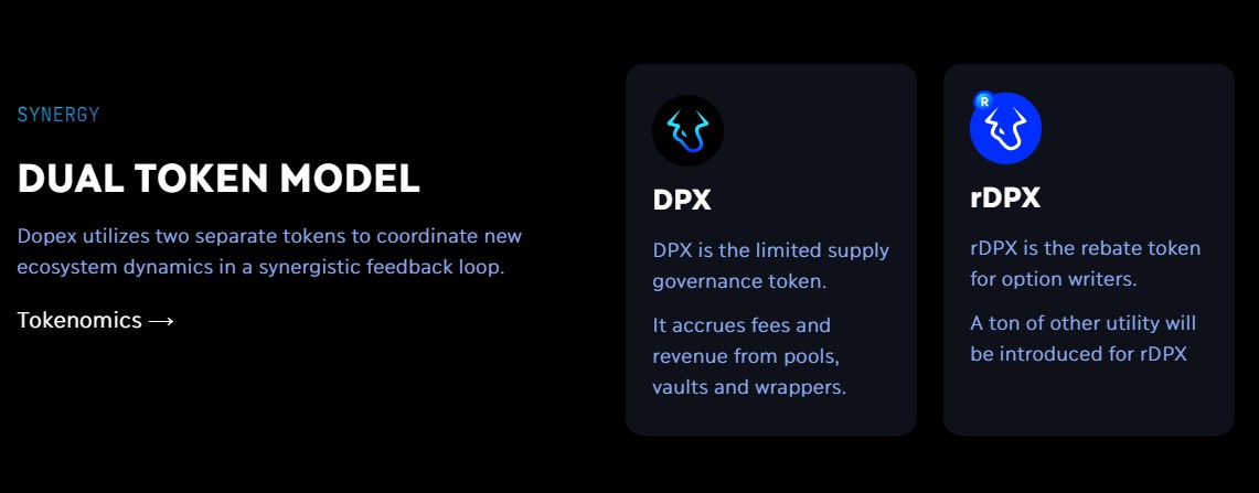 revelo-intel-on-twitter-8-dopex-uses-a-dual-token-model-dpx-and