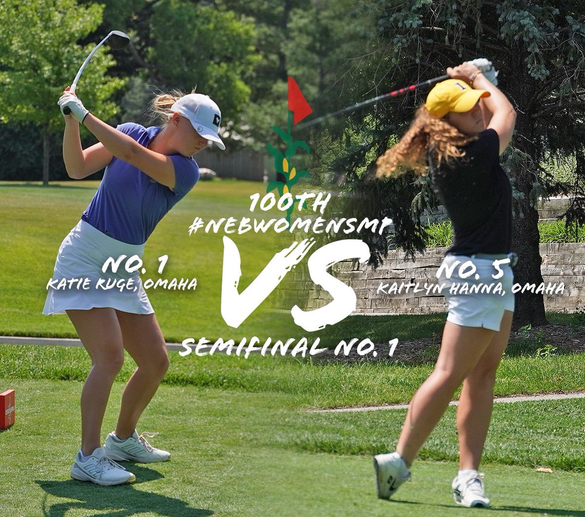 NGAgolf's tweet photo. The 100th #NebWomensMP Semifinals

@katierugeee vs. @sportsgirlkait

@lindseythiele2 vs. @allisoncomer1

Follow along 👉 https://t.co/cR9bm1cfGp https://t.co/t9io0lvrwS