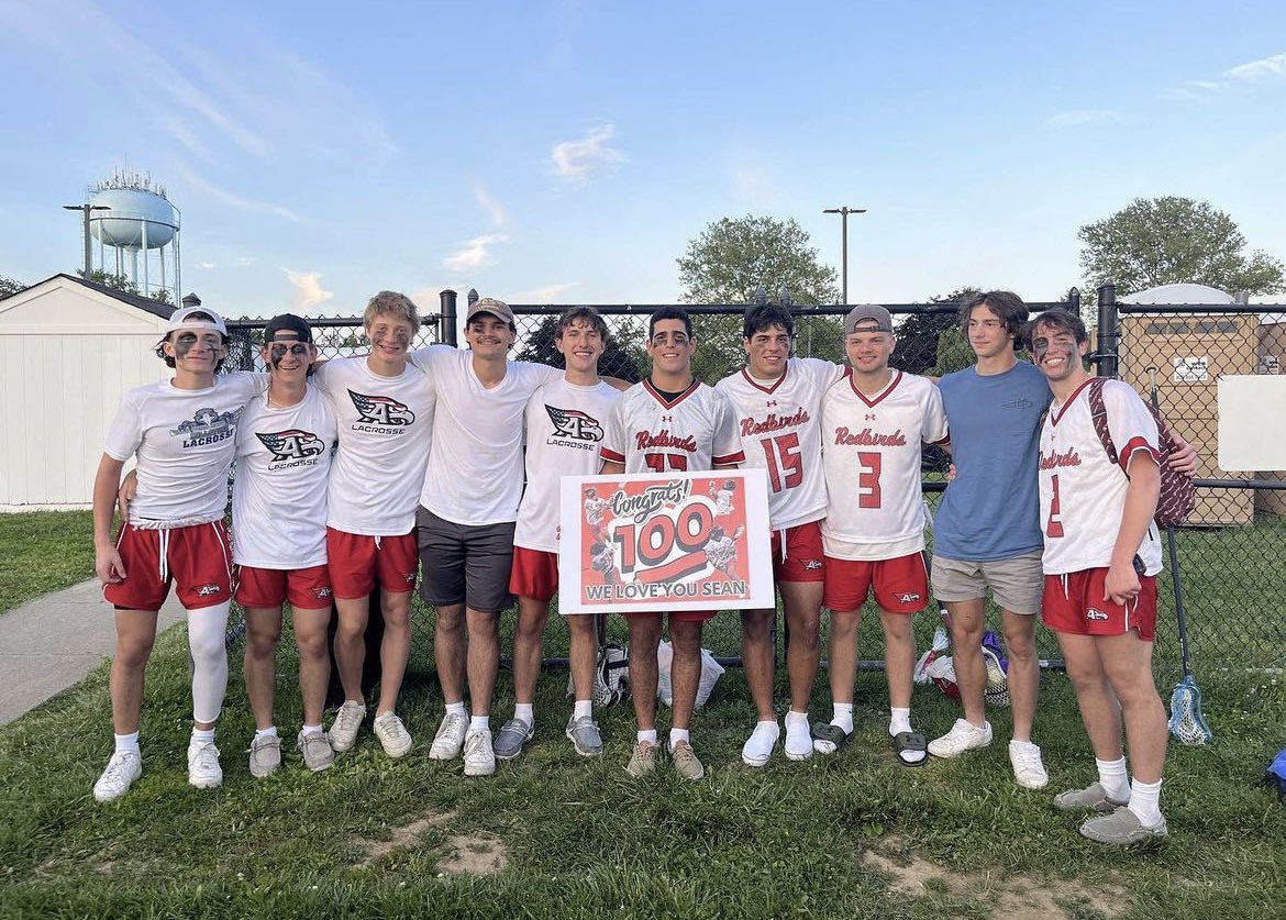 AllentownLax's tweet photo. Sean McCaffery with 100 points https://t.co/7Tv4dDHJDc