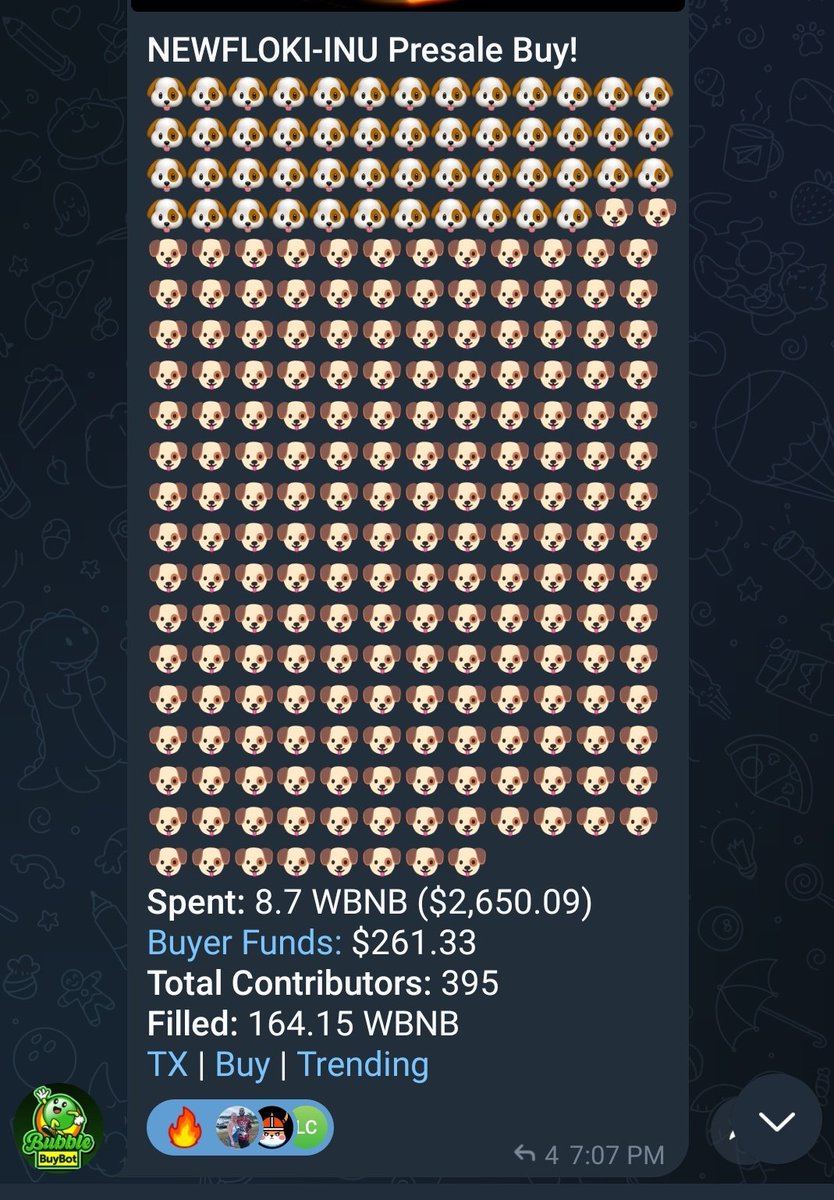 Big, big, big buy! That's what we're talking about. 🐶 Be part of the #newfloki_inu army. 

Link: pinksale.finance/launchpad/0xf0…