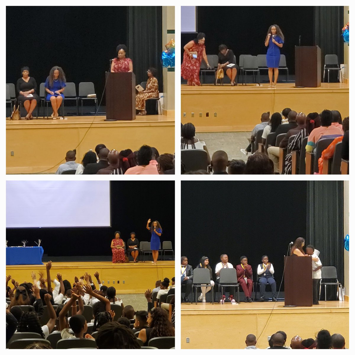 HiawasseeE's tweet photo. Congratulations to our phenomenal 5th grade class! Tonight you shined like the stars you are! We wish you the best as you embark on the next chapter of your journey. @West_OCPS https://t.co/heghbNry0y