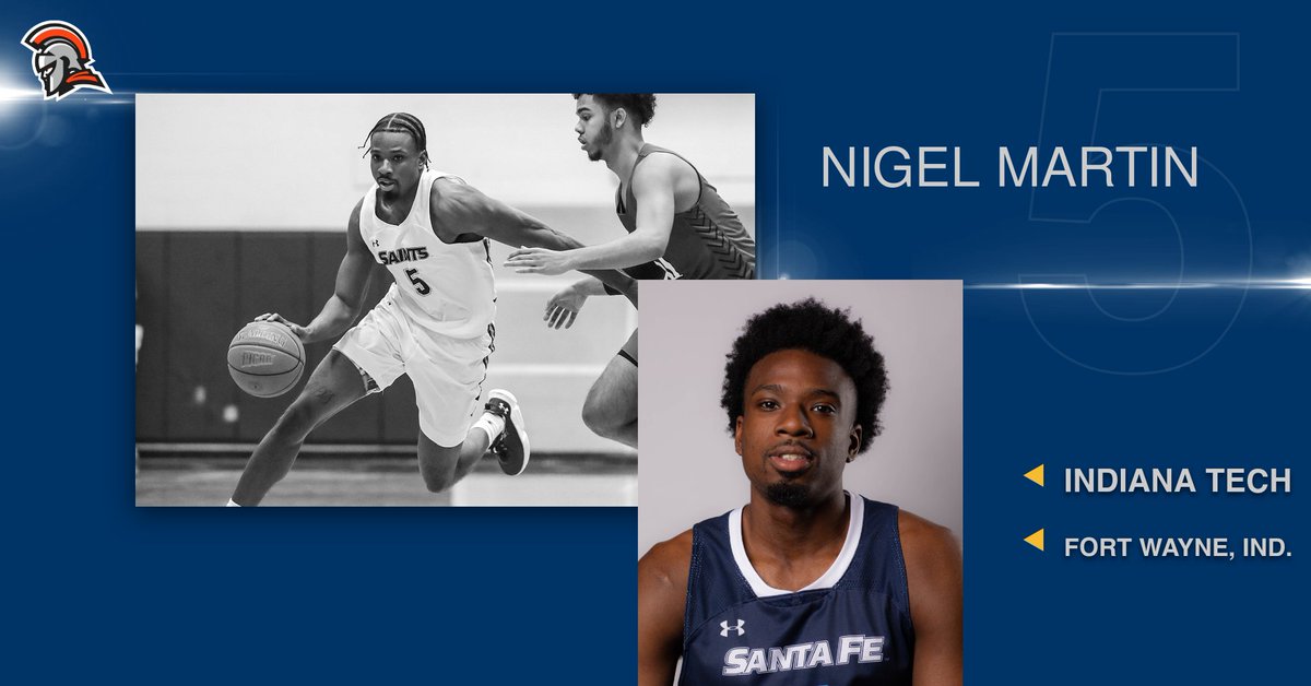 Nigel Martin of @SFsaintsMBB Signs with NAIA Power, Indiana Tech (@INTechMBB) Story: t.ly/ldaf