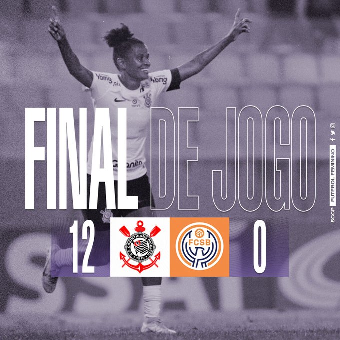 GOLEADA DAS BRABAS! 🤩💜
Pelo Paulistão Feminino, as meninas deram um ...