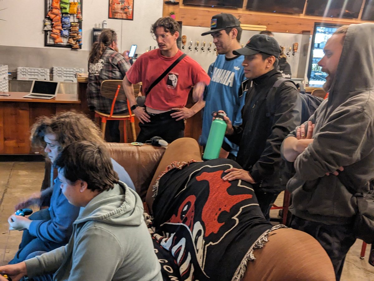Hoppy Bairs Esports (@hoppybair) on Twitter photo HB squad strike at <a href="/HenHouseBrewing/">HenHouse Brewing Co.</a> was a success! Huge shout out to everyone that supported the event and henhouse for supporting the smash community. No graphic for the event; instead, a group picture
Results:
1st Rodneysalt
2nd @notdreamland
3rd Jaepea HB squad strike at <a href="/HenHouseBrewing/">HenHouse Brewing Co.</a> was a success! Huge shout out to everyone that supported the event and henhouse for supporting the smash community. No graphic for the event; instead, a group picture
Results:
1st Rodneysalt
2nd @notdreamland
3rd Jaepea