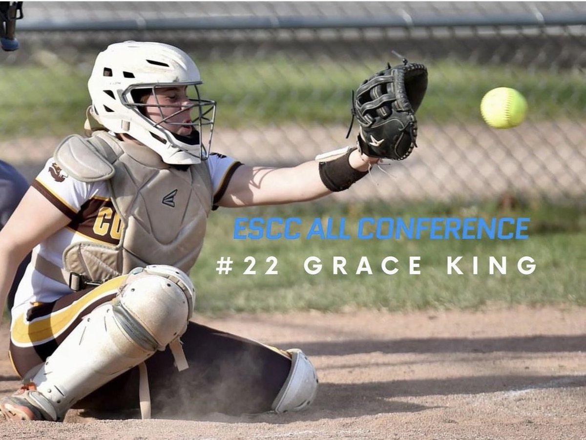 Carmel Softball (@corsairssb) on Twitter photo Congratulations to Freshman Catcher/3B Grace King on receiving ESCC All-Conference recognition!
<a href="/GraceKing2217/">Grace King</a> Congratulations to Freshman Catcher/3B Grace King on receiving ESCC All-Conference recognition!
<a href="/GraceKing2217/">Grace King</a>