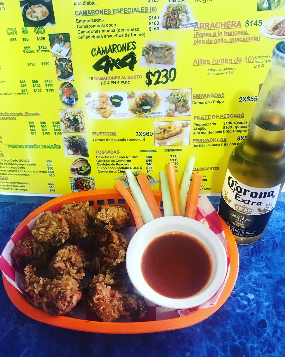 arturfranja's tweet photo. Hoy tigres vs chivas en pantallas GIGANTES. Disfruta de este partido degustando unas ricas ALITAS SPICY HOT. Los mejores mariscos de la margarita PIDE UBICACIÓN AL WATSAP 2221133780 y local 2229722978 EL CAMARÓN CHISPIROSO 2 infonavit la margarita. Servicio a domicilio sin costo. https://t.co/oDXHhbgtbn