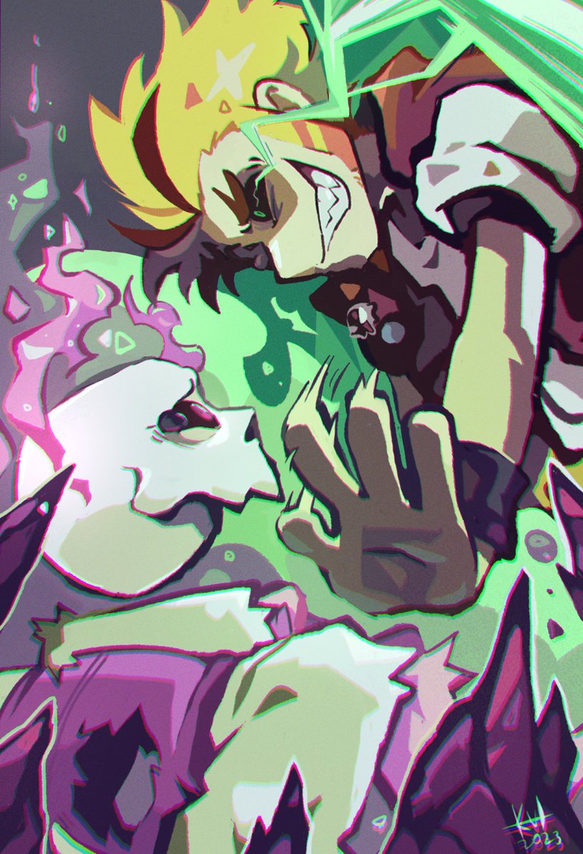 new @MysterySkulls album is out!!! I was so hyped about it so im back drawing these two again Thanks Lewis, the new album IS SLAYING >:]] #MysterySkullsAnimated