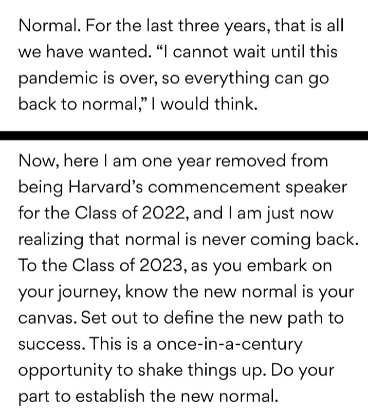 Check out my Op-Ed that came out this morning in The Atlanta Journal-Constitution as a Message for the Class of 2023 to Define the New Normal! 

To this year’s graduates, congrats, and don’t be afraid to chart your own path!

ajc.com/education/get-…

#ajc #classof2023
