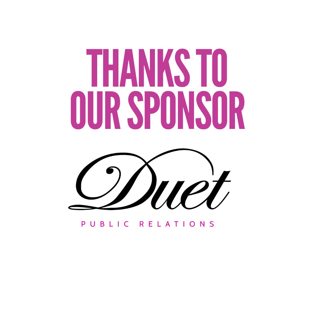 Thanks so our sponsor @duetpr Without supporting sponsors like Duet and other PR industry organizations, events, and awards celebrations like this wouldn't be possible. Many thanks again to Duet PR for their support in sponsoring student tickets!