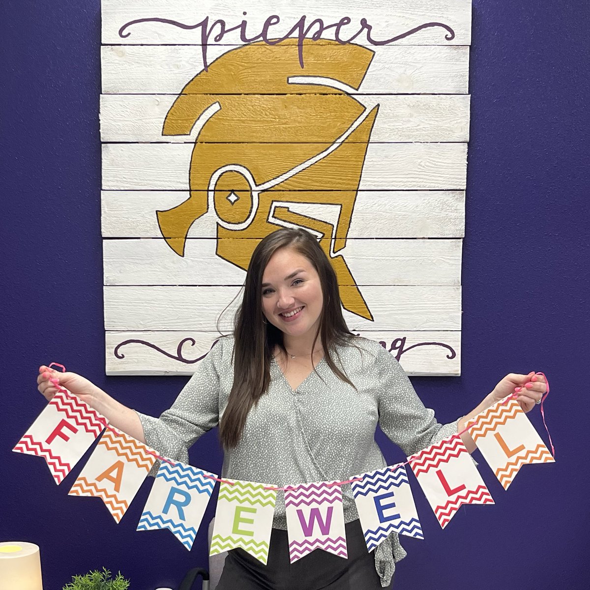 PHS_MentalWell's tweet photo. Year 2 at PHS has ended! Wish Mrs. Hisatake luck on her new position as a district student support specialist! We will miss you!! 💜💛 @PieperHS @HS_PieperCouns @ComalSSS https://t.co/kPNJe6H071