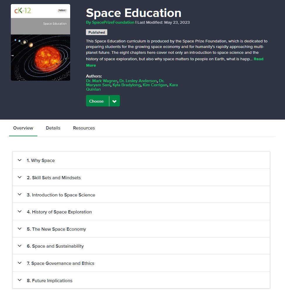 markwagner's tweet photo. You don’t have space education materials or activities for students? I led development of a complete Space Education Curriculum, and this course also walks you through each unit! https://t.co/CslszRNX70
#areslearning #spaceeducation #spaceeconomy #spacephilosophy #overvieweffect https://t.co/JLjaSS7LAf