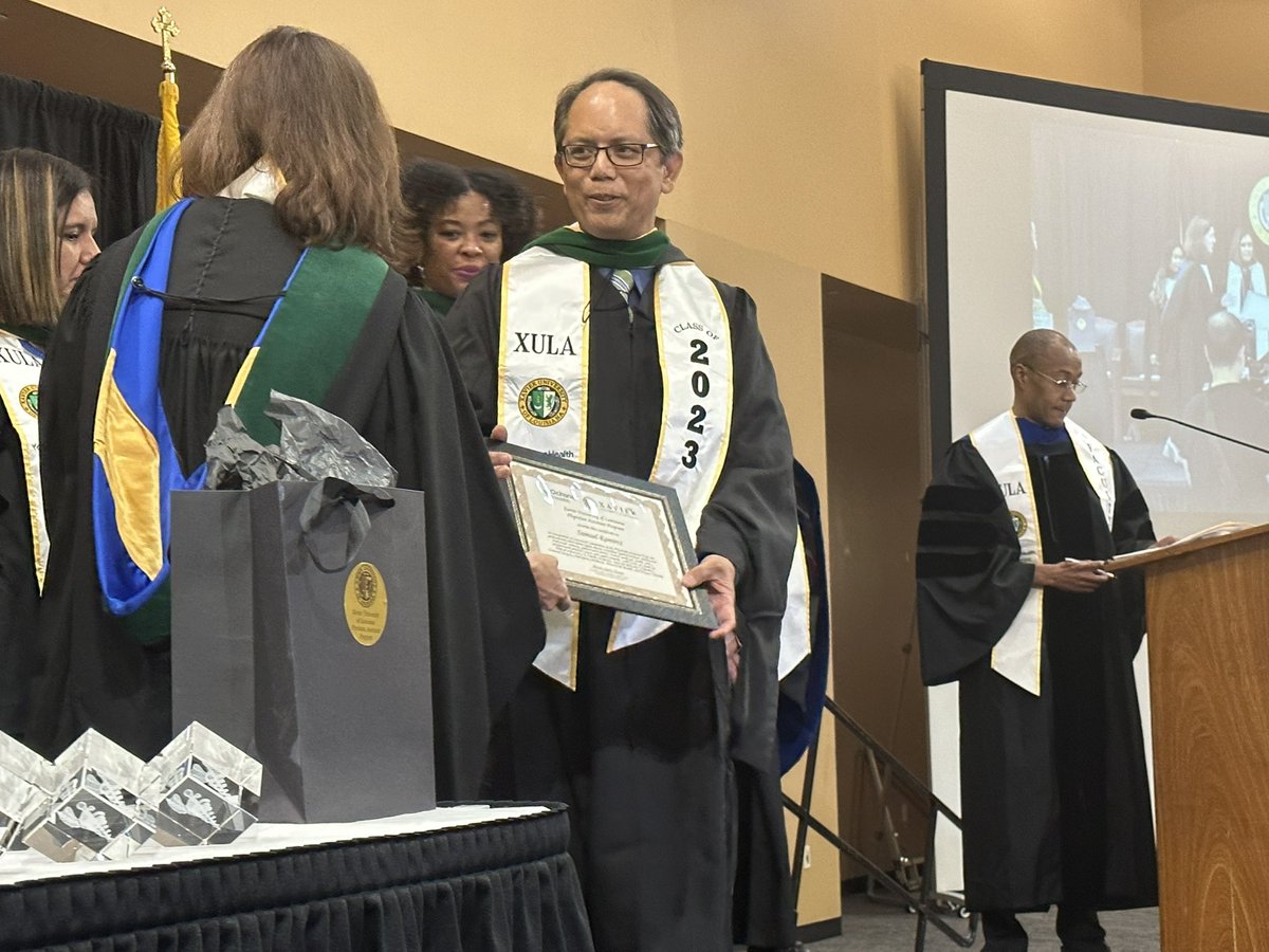 And that’s a wrap for our #PhysicianAssistant Program Class of 2023 as they were celebrated and awarded in their Closing Ceremony this afternoon. One last stop…Commencement!

 #XULACOP #XULA23 #XULA