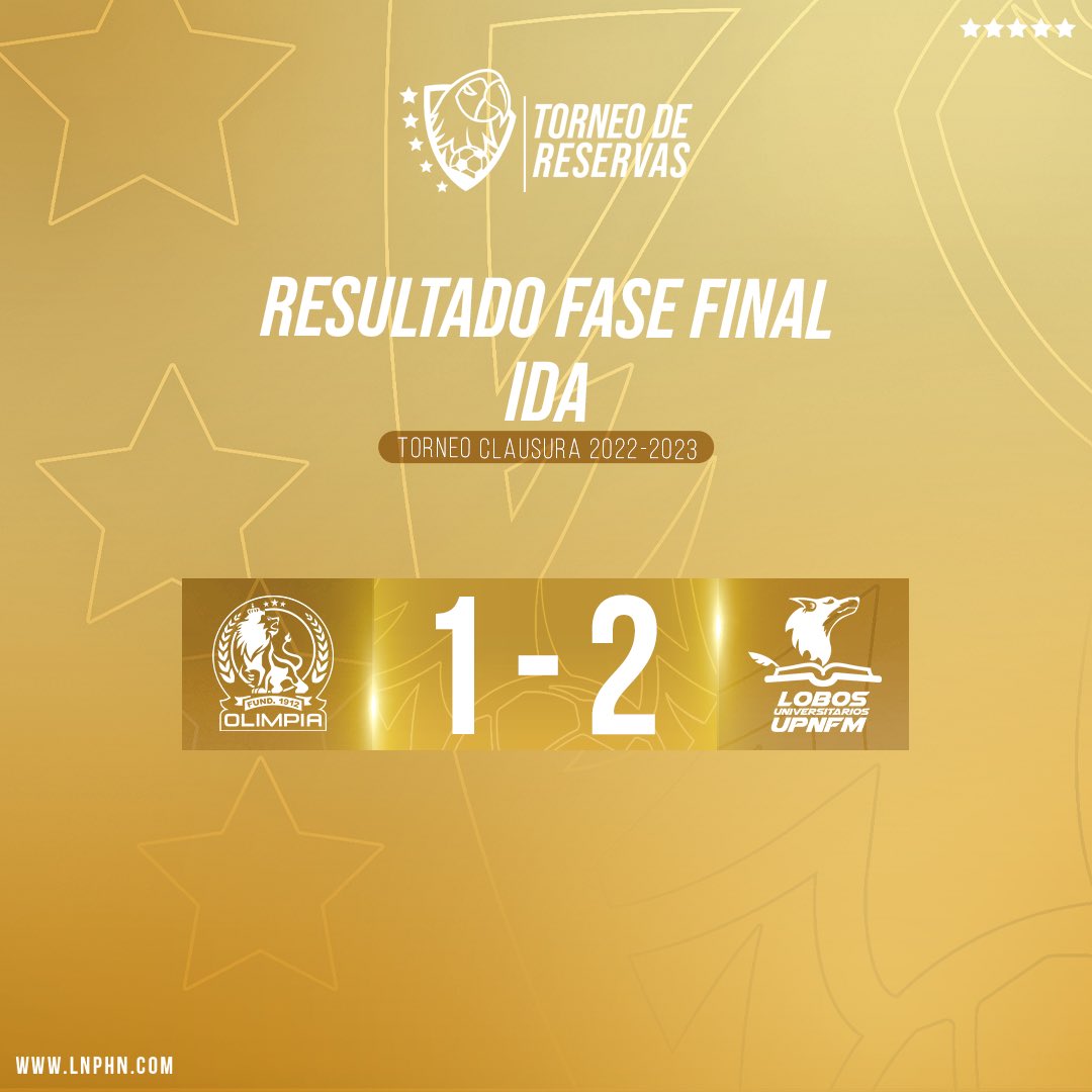 ¡RESULTADOS DE RESERVAS! 📷

Resultados de la #GranFinal de Ida del #TorneoDeReservas del #TorneoClausura.

#Honduras #LigaBetcrisHonduras #SomosBetcris