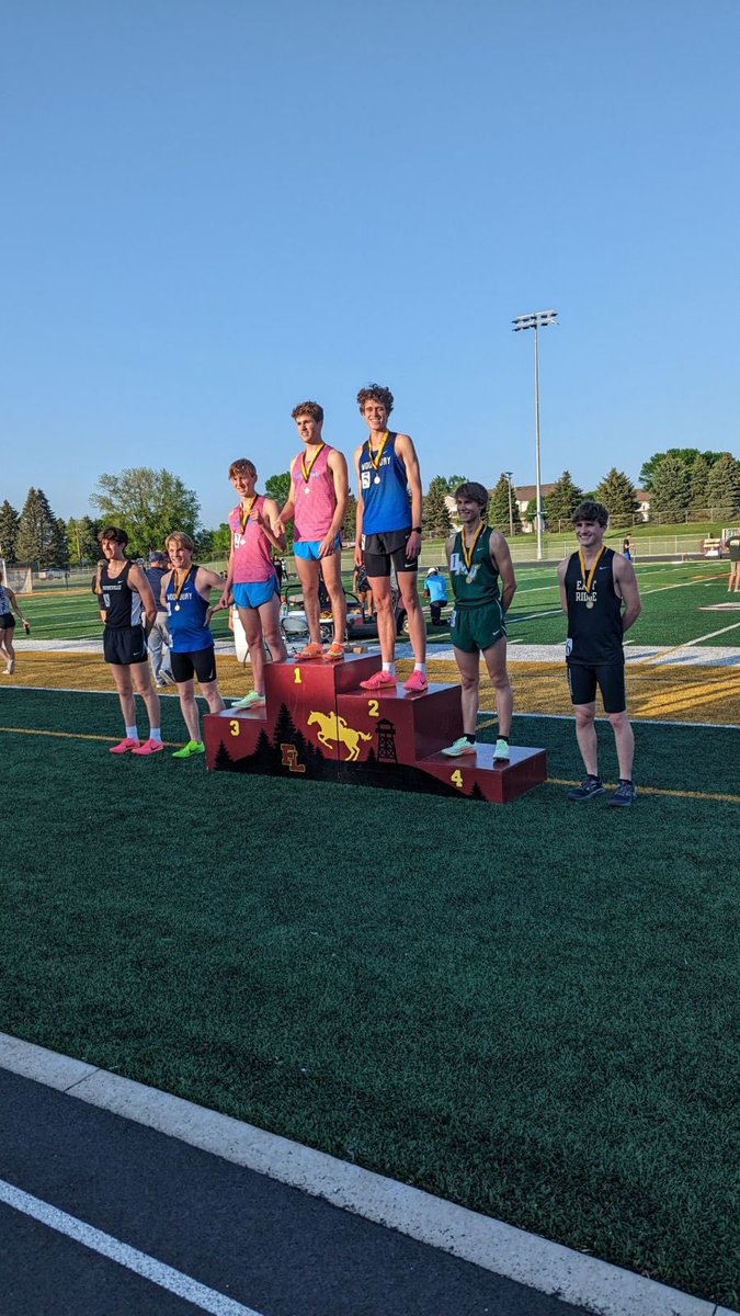 Wes Bruning placed 2nd and Jack Konicek placed 5th in the 800 meters at the SEC Championships.