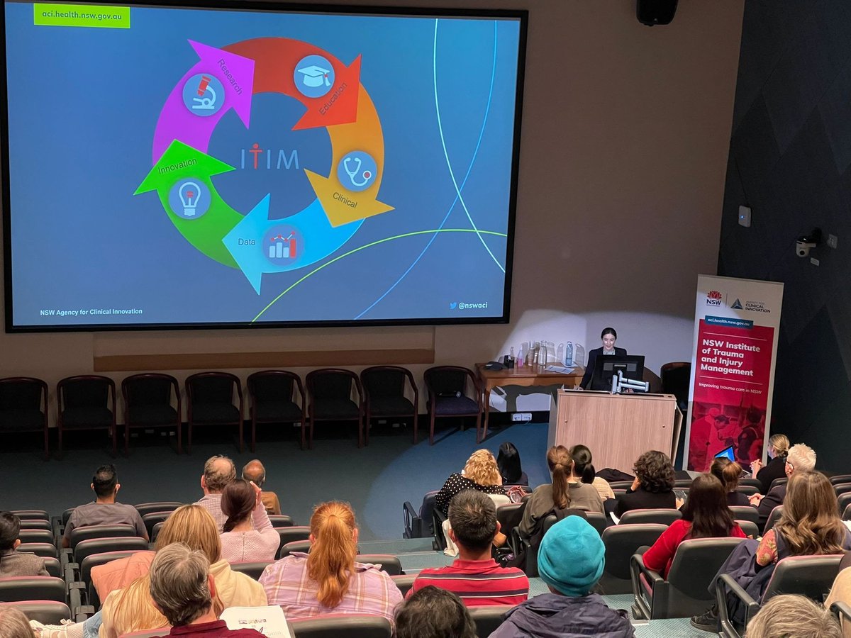 Emma Curtin <a href="/EmmaGisele/">Emma</a> introducing activities of @NSWITIM at SCHN Trauma Evening today. It is a full-day program so you can still join in person or watch online via this link: kastio.com/itim-0523.
