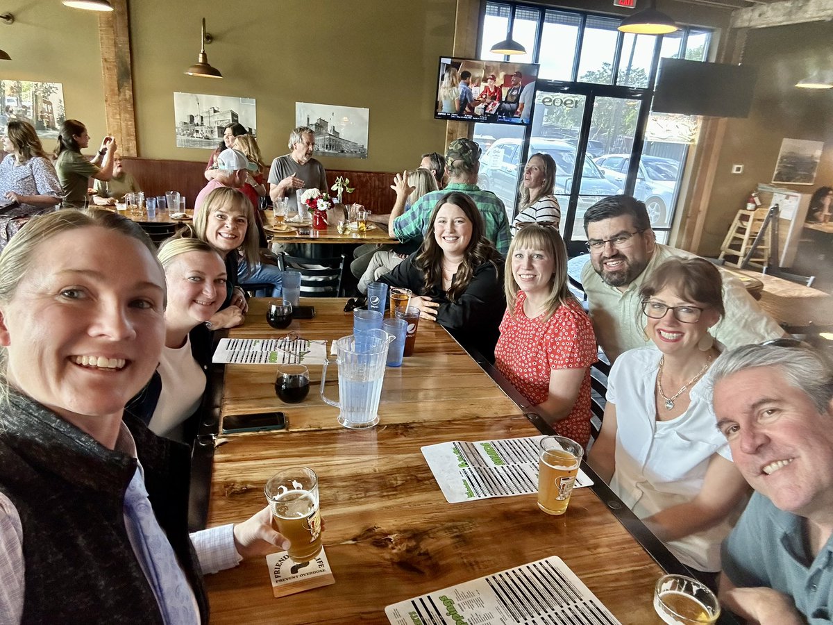 PRSASpokane's tweet photo. Great to learn about accreditation in public relations (#APR) at our event today! Thank you Lisa Cargill for sharing insights with us! Now for social hour, Cheers! 🍻
#PRSA #ittakesAPRo https://t.co/KHx7ztQRDr