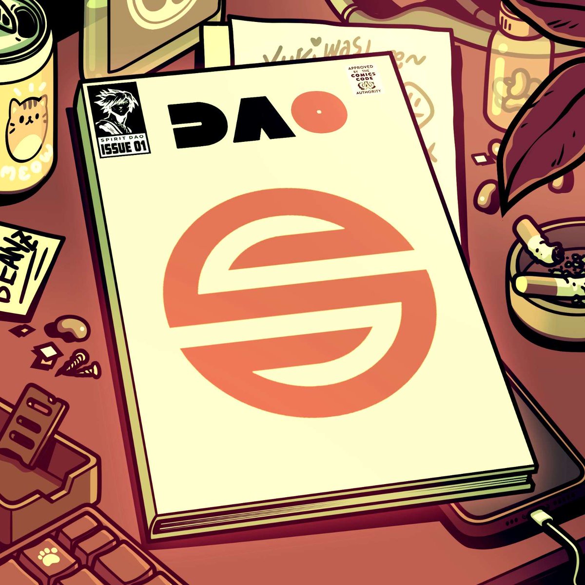 DAO - MINT DETAILS

We're excited to finally share mint details for our upcoming launch of 'DAO', the first edition. 

Collectors will get access to a digital version of our comic, with a physical claim in the near future. There will be three dope rarities. More details below: