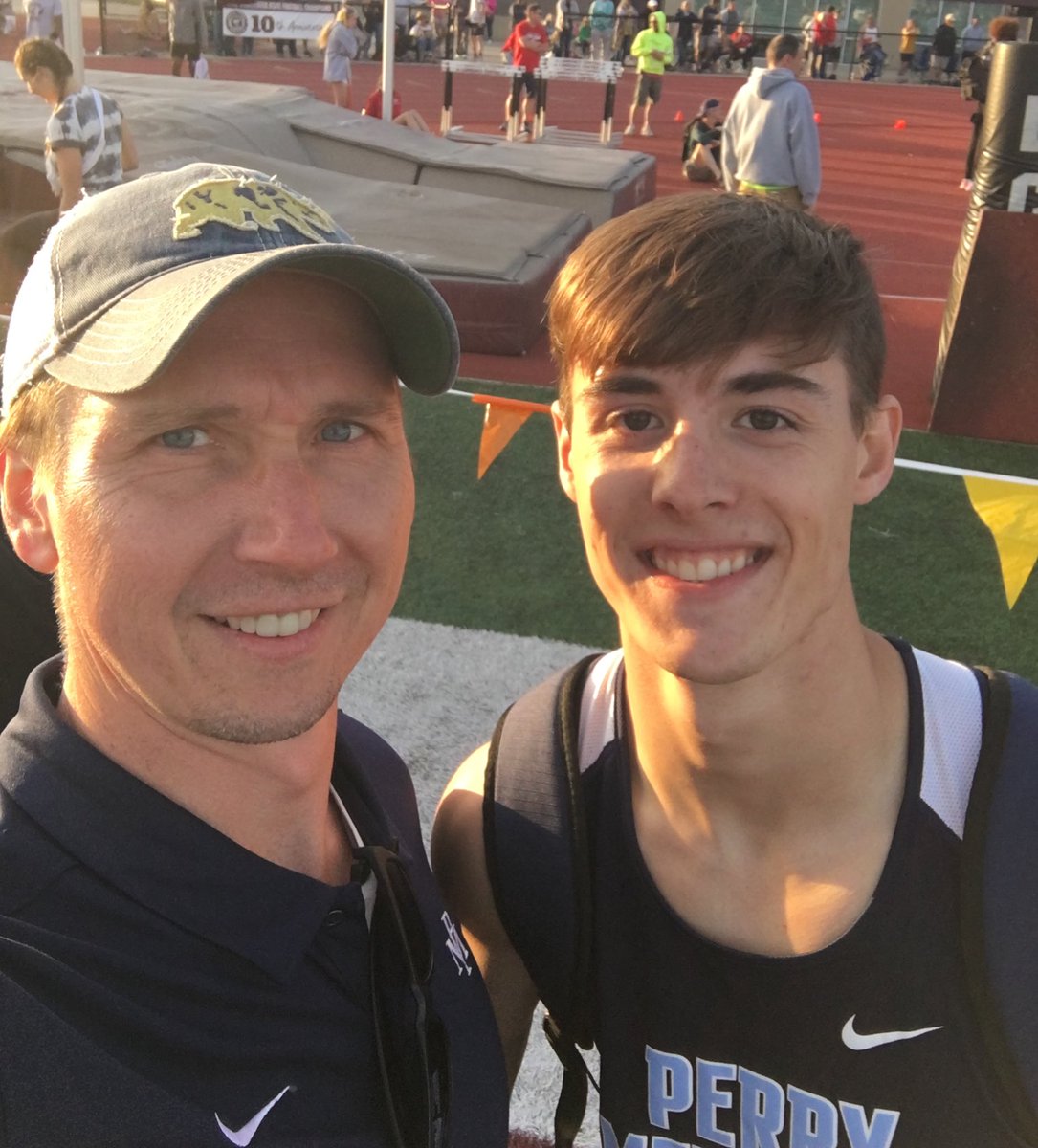 Congrats to <a href="/LandonEagan17/">Landon Eagan</a>  Qualifying for the IHSAA State Meet in the 100m and 200m by hitting State Standard times in both races &amp; shattering the school record in the 200m with a new School Record of 21.86!!!  Great job Landon! #stateboundselfie #schoolrecord <a href="/PMFalconSports/">Perry Athletics</a>