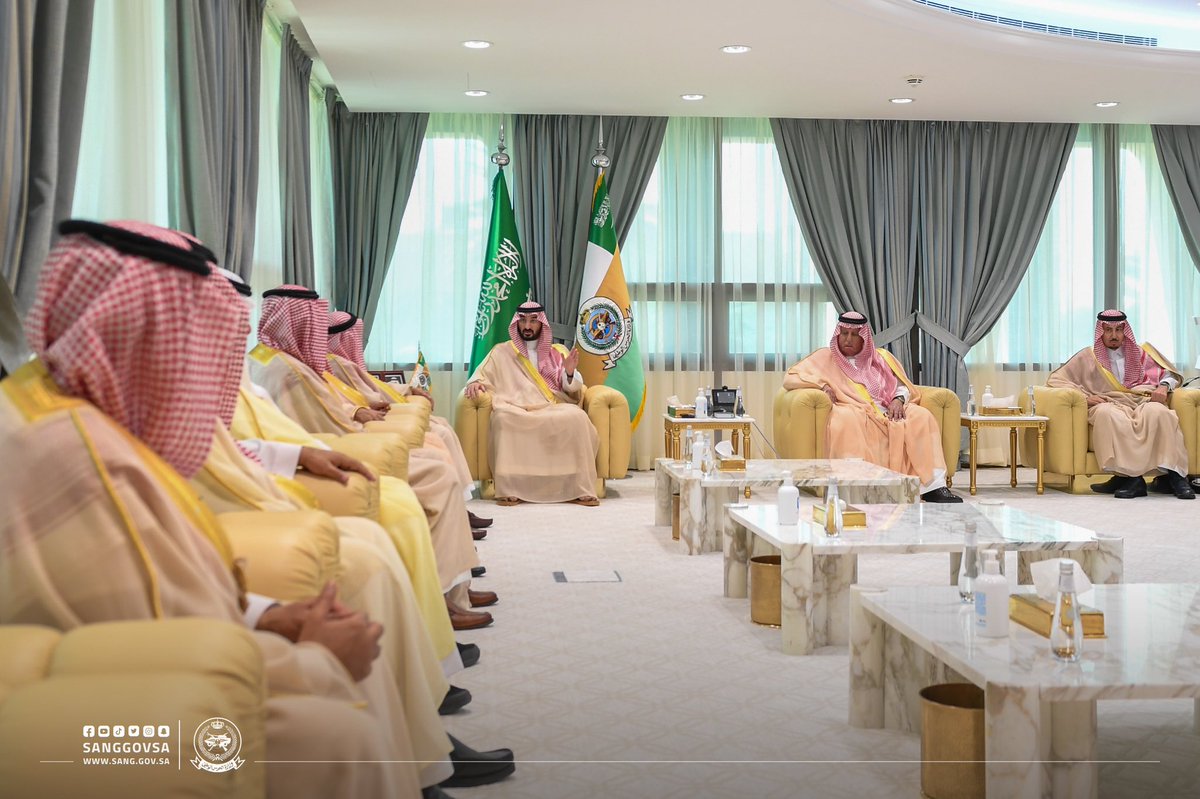 sanggovsa's tweet photo. الأمير #عبدالله_بن_بندر وزير الحرس الوطني، يرأس الاجتماع الأول لمجلس أمراء الأفواج لعام 1444هـ، حيث اطّلع المجلس على المواضيع المدرجة ضمن جدول أعماله واتخاذ عدد من التوصيات اللازمة.

#وزارة_الحرس_الوطني https://t.co/TL52N0pdPy