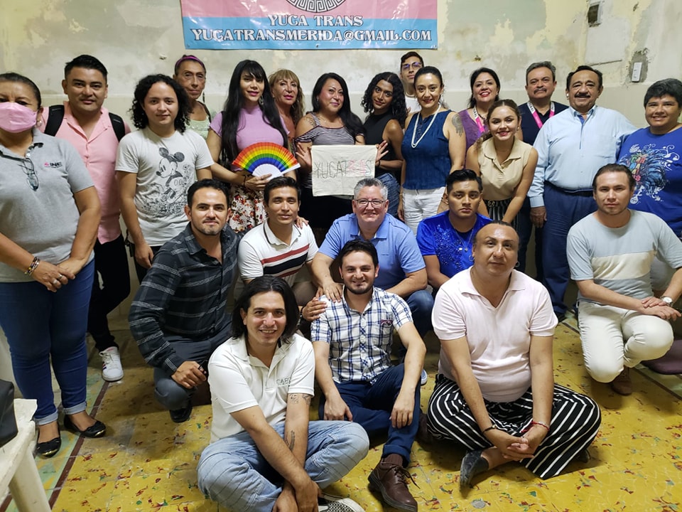INEYucatan's tweet photo. El #INE #Yucatán presentó el #ProtocoloTrans a integrantes y líderes de colectivos de la comunidad #LGBTI, con la gestión del #CEPREDY y #YUCATRANS https://t.co/aNn46Zjd6Y