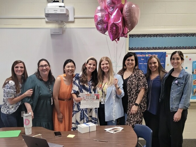 avlach's tweet photo. Congratulations to the amazing @braegaspard for winning the May Resource Teacher Spotlight from the @SSSRISD department! Mrs. Dugas it truly the epitome of an effective and loving teacher who can change students' lives! @RISD_ISSteam @RichardsonISD #believe https://t.co/KYl1P0PgBm