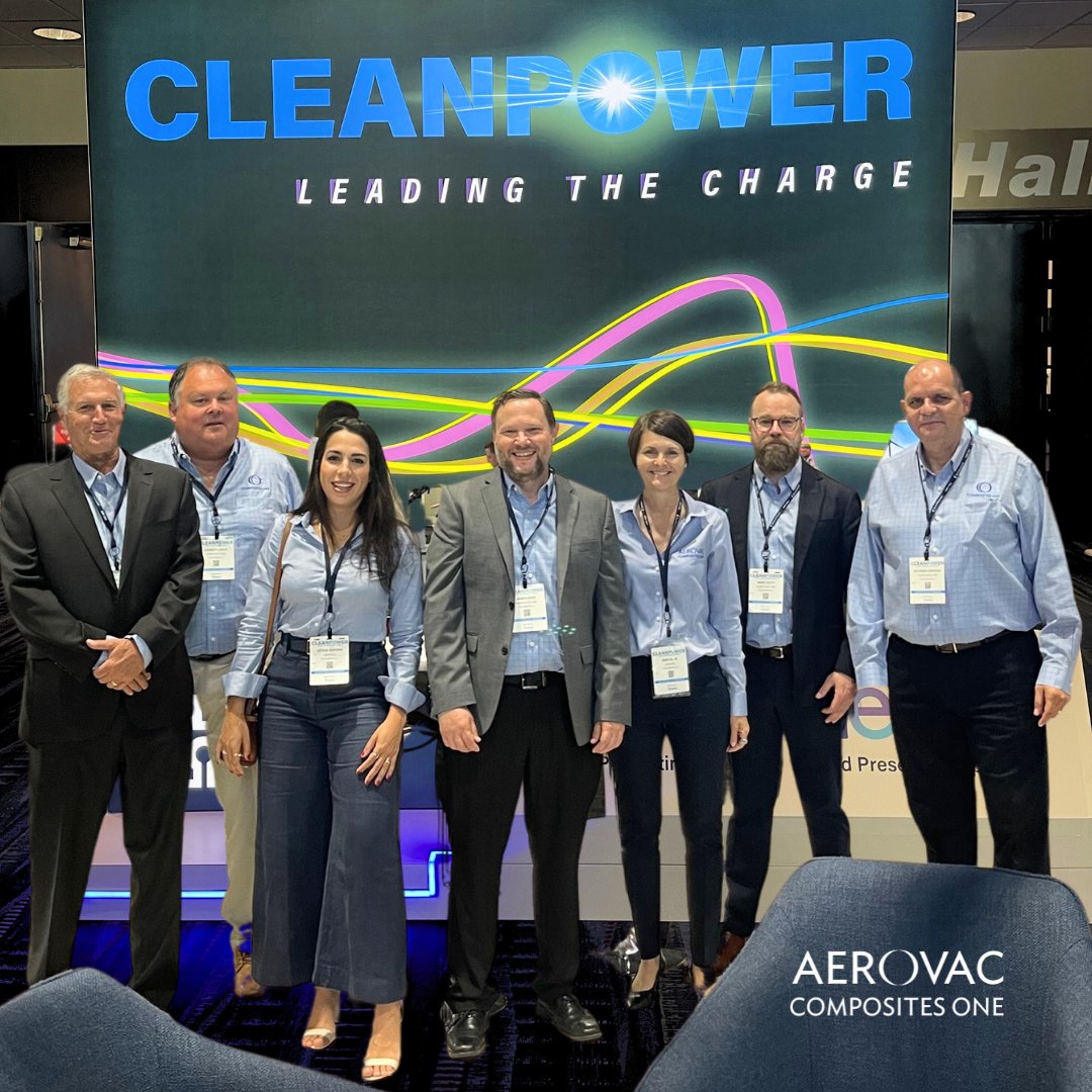 AerovacLLC's tweet photo. We had a great time at #CLEANPOWER23! Thank you @USCleanPower for hosting a wonderful conference. The #renewableenergy industry is booming and we are excited to be at the forefront delivering the necessary process materials to the industry! Contact us: https://t.co/NhuyPnNyTv https://t.co/M6dvFrvoLu