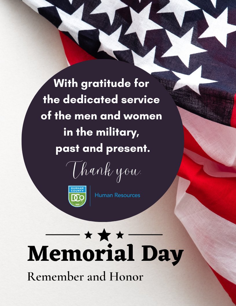 Our thoughts are with the families across our country who are making sacrifices every day in order to serve and protect.

<a href="/durhamcounty/">Durham County, NC</a>
<a href="/dcodss/">Durham County DSS</a>
<a href="/durhamhealthnc/">Durham County Department of Public Health (DCoDPH)</a>
<a href="/durhamcountylib/">Durham County Library</a>
<a href="/EMSdurham/">Durham EMS</a>
<a href="/durhamtech/">Durham Tech</a>