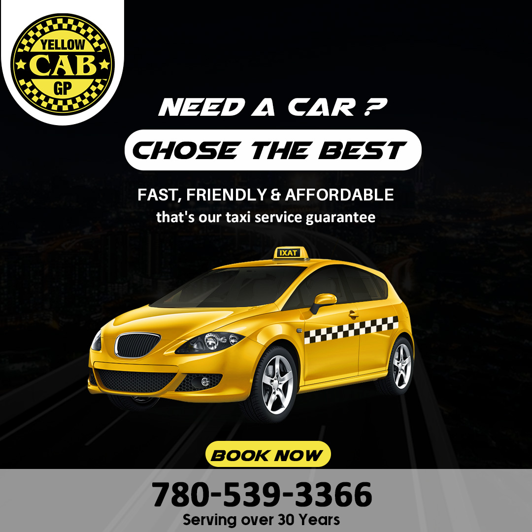 Your reliable transportation partner for all your travel needs!
Book your ride now: +1 780-539-3366 #canada #alberta #taxicab #yellowcab #cabservice  #taxiservice #yellowcabgp #GrandPrairie #affordablerides  #taxinearme #CAB #car #safety #banff #yyc #calgary #nature #taxinearme