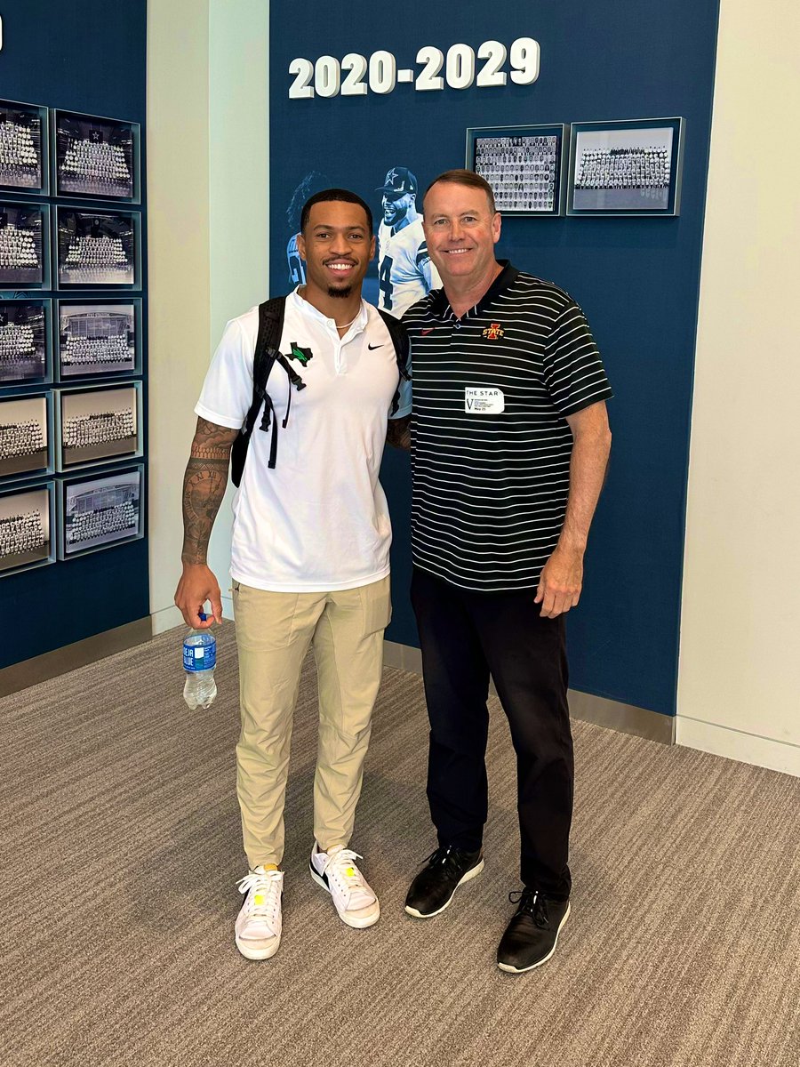 realdpayne's tweet photo. Had a great time catching up with my guy @coachjeffmills today and meeting some great coaches! Thank you @dallascowboys #GJGJ https://t.co/kOSxLKTgDS