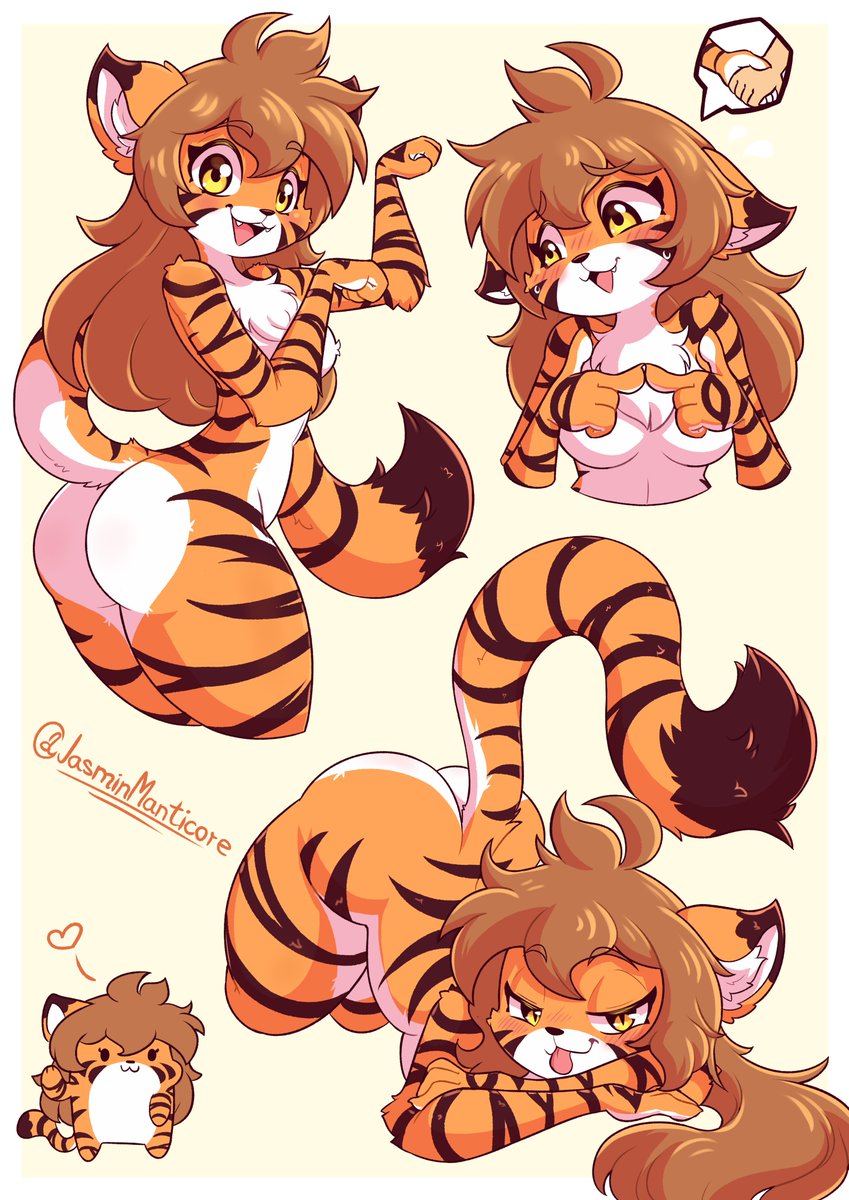 JasminManticore's tweet photo. Flora the Tiger 🐯❤️ https://t.co/LE6GL8WLEq