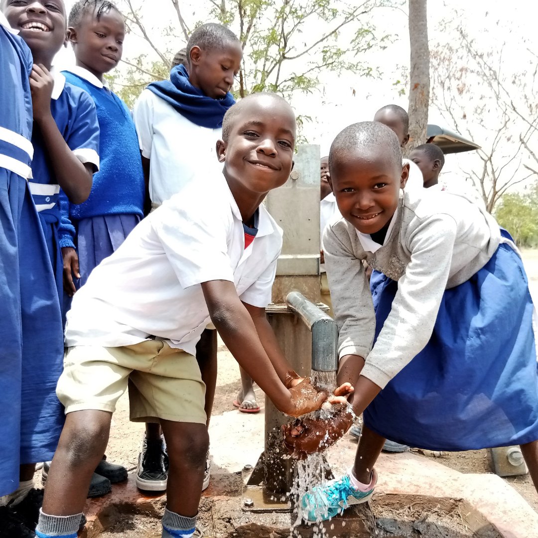 Miguye Primary School in #Kenya went weeks without #safewater when the hand pump on their well failed. Students had to either go without water or drink unsafe water. We visited the school & repaired the pump. Now they have enough water to drink & use whenever they need it!  #sdg6