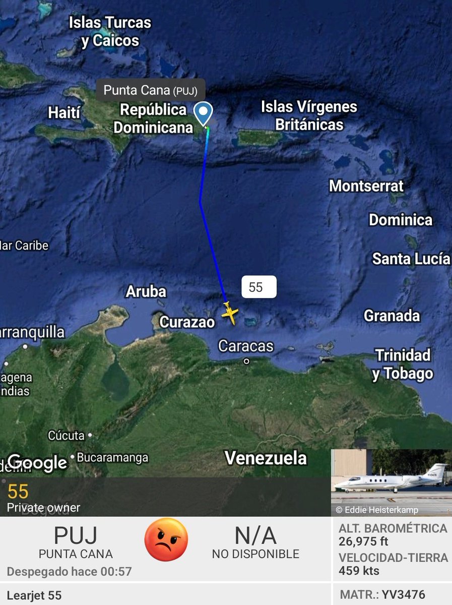 Arr3ch0's tweet photo. #YV3476 Retornando a Venezuela luego de una semana por República Dominicana https://t.co/WQKi4rqg79