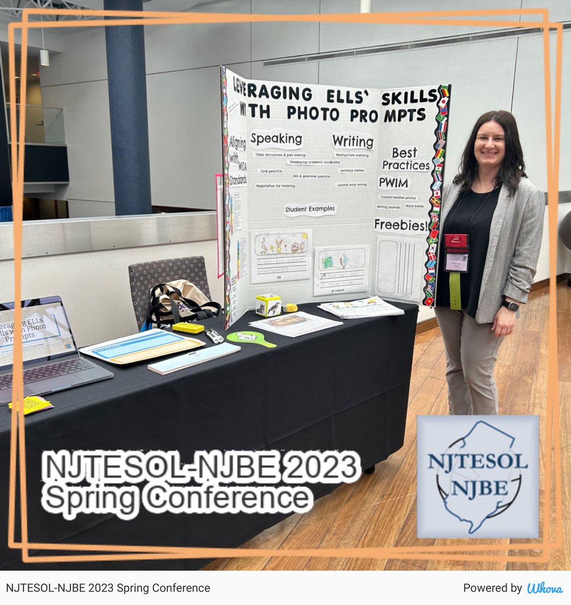 Thank you for presenting and providing fun and dynamic ideas 💡 to support MLs speaking and writing skills. <a href="/NJTESOL_NJBE/">NJTESOL_NJBE</a> #njtesolbe23 via Whova event app whova.com/whova-event-ap…
