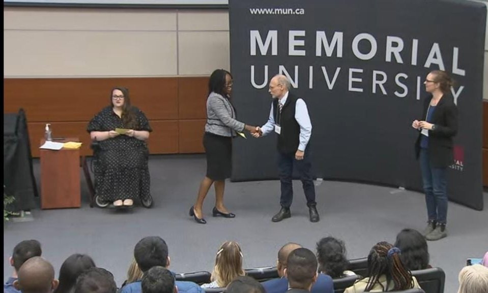 toluthony's tweet image. Feels great to be honoured again two years in a row @MemorialU  #sgsawards #gradstudies #2022/2023