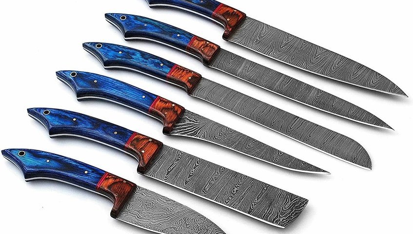 dragon_knives01's tweet photo. Custom Handmade Damascus Steel Sharp Cutting Edge Blades 6Pcs Chef Knives Set With Unique Handle.🌍
#knife #knives #handmadeknives #chefknives #damascusknives #huntingknives #knivesporn #knivesedc #vikingaxe #tacticalknives #kniveslover #knivescarry #outdoor #camping #cutlery https://t.co/BCB4CMHAGC