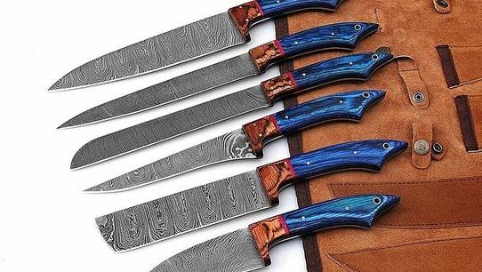 dragon_knives01's tweet photo. Custom Handmade Damascus Steel Sharp Cutting Edge Blades 6Pcs Chef Knives Set With Unique Handle.🌍
#knife #knives #handmadeknives #chefknives #damascusknives #huntingknives #knivesporn #knivesedc #vikingaxe #tacticalknives #kniveslover #knivescarry #outdoor #camping #cutlery https://t.co/BCB4CMHAGC