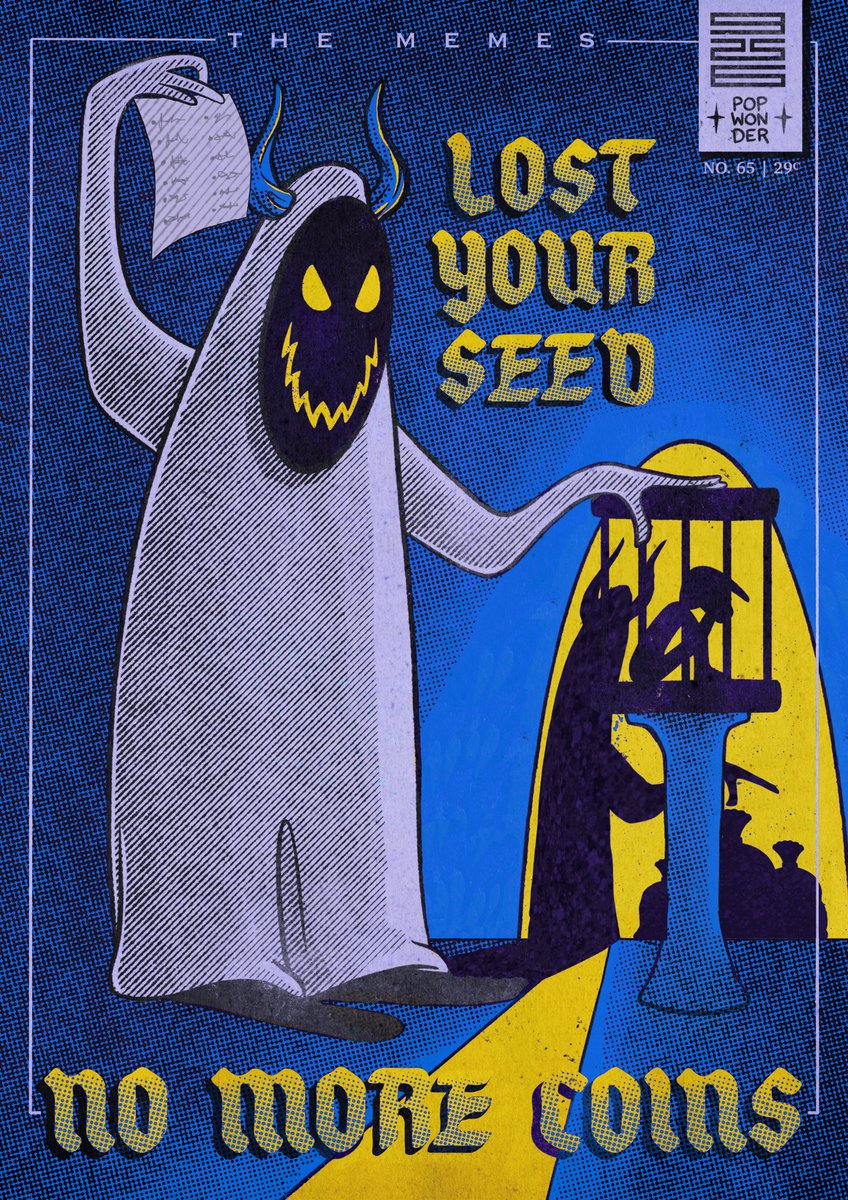 1/ Meme Card #5 is from
<a href="/sertx92/">Sert</a>
<a href="/mfer2355/">flapoid.eth</a> 

“Lost Possession”  

Airdrops are done, edition size is 42, mint price 0.006529 ETH and card is CC0. 

Mint is open to public.