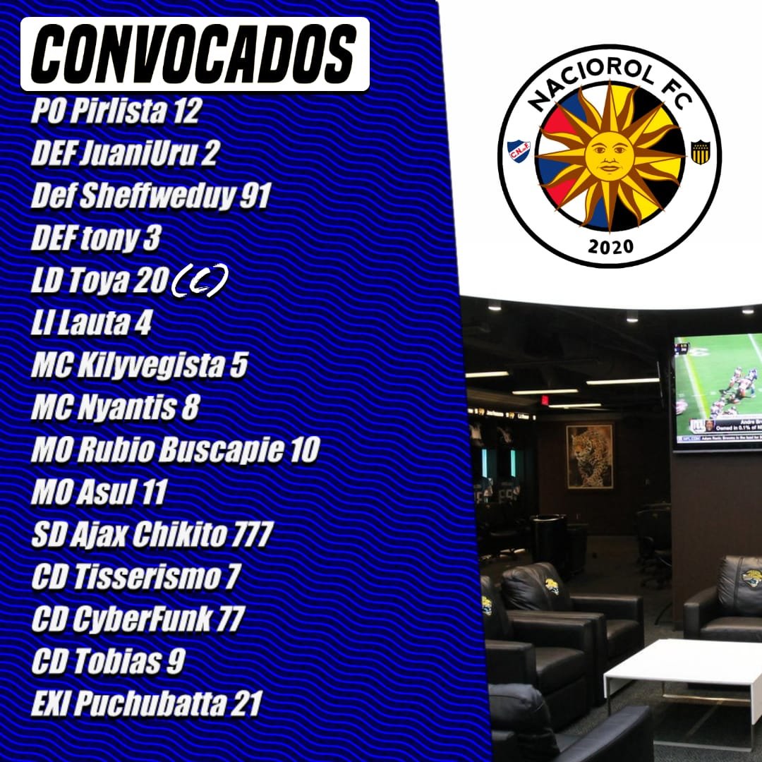Convocados para hoy