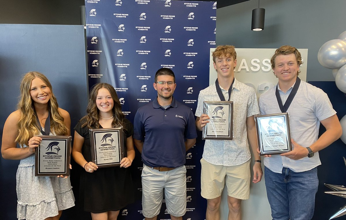 SRCHS_Athletics's tweet photo. 2023 SRC ATHLETES OF THE YEAR! @BLouters  Alyssa Villla @max_jager05  @michaelvw2005  it was an honor watching you 4 lead by example on the court, field and in the weight room!! God has truely blessed SRC is some amazing student athletes!! @SWAG_merco @CoachGt_20 @BlackHatFootbal https://t.co/Wesl3zhjb5