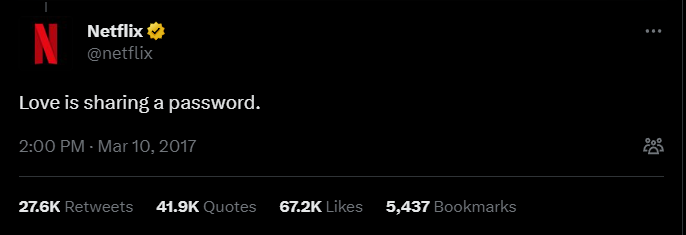 joemorin73's tweet photo. Netflix doesn't love you anymore. https://t.co/2h08LSvuqc