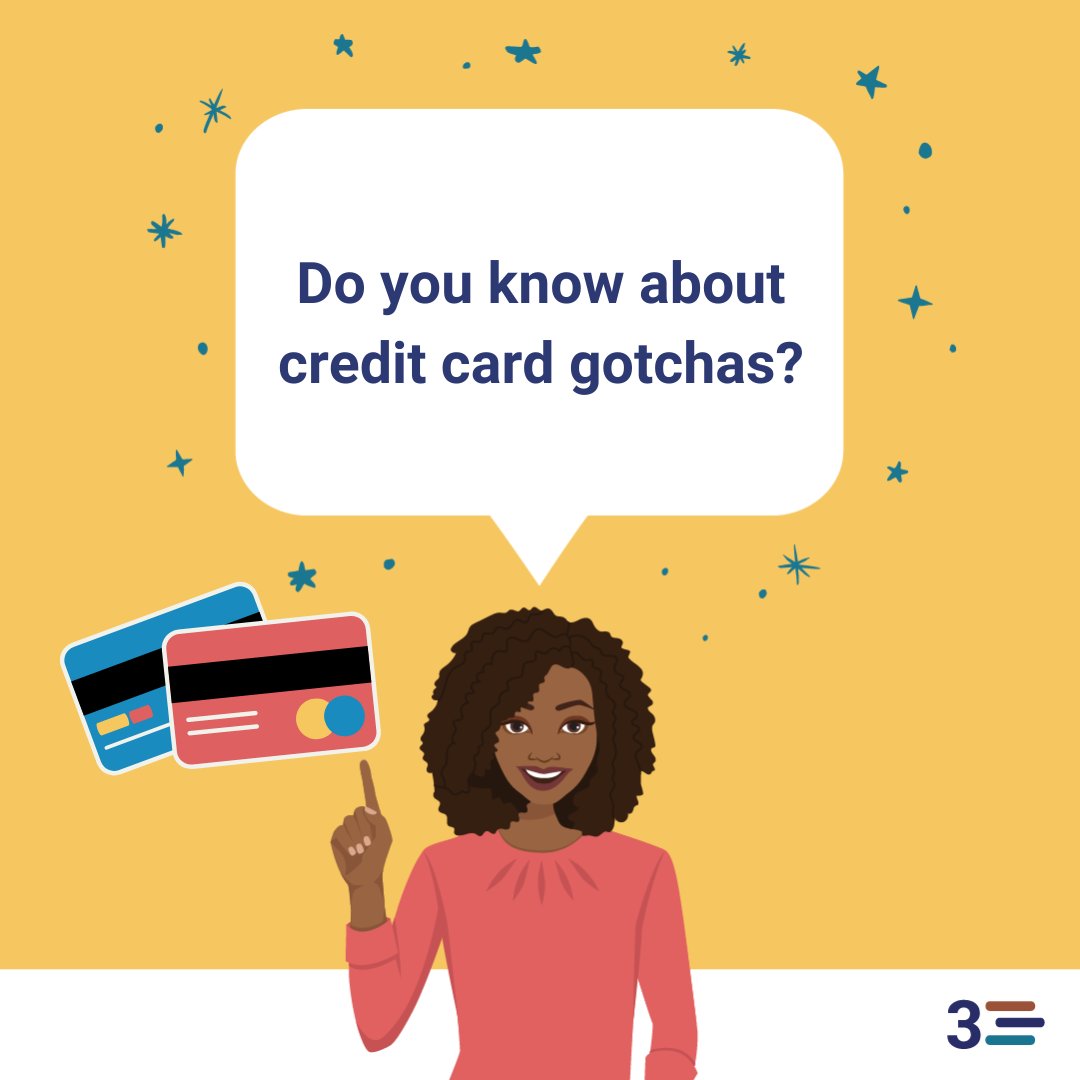 3nickelsfi's tweet photo. Almost all credit cards have hidden fees or surprises that some people call "gotchas." Learn more about common gotchas like late fees and more with the 3Nickels Credit Card tool so that you can make informed decisions and manage your credit.
Start now at https://t.co/KlqWpZYJIt https://t.co/nRZ0AZMFWe