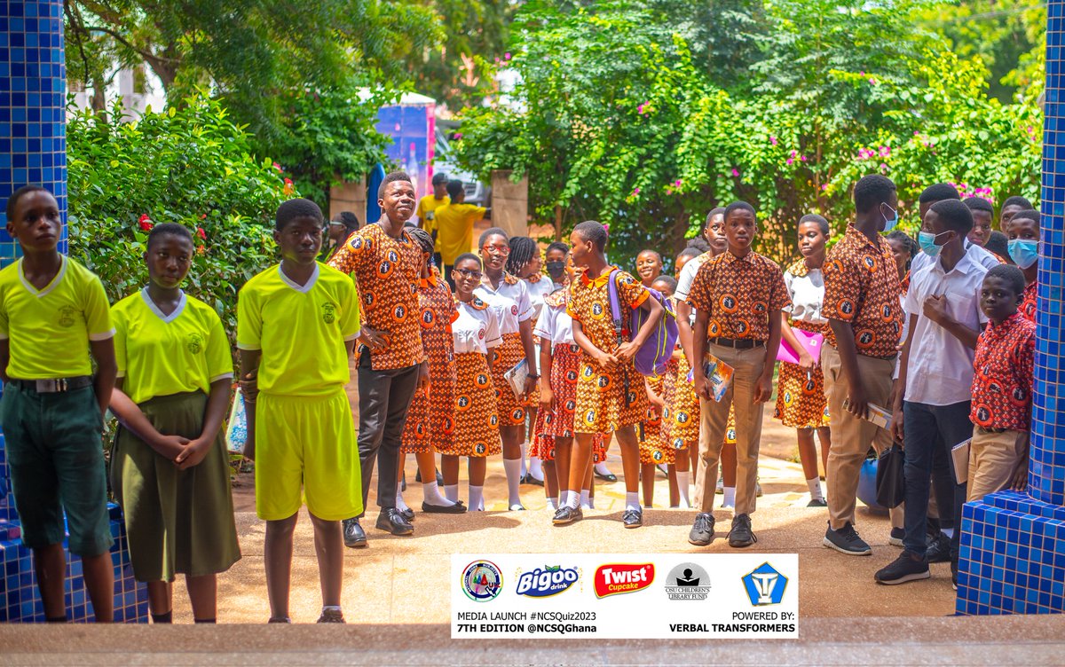 NCSQGhana's tweet photo. ARRIVAL OF SCHOOLS... Media Launch: 7TH EDITION of the NATIONAL CORE SUBJECTS QUIZ; Ghana's first-ever grandest and super exciting Junior High School Quiz on both REGIONAL and NATIONAL platforms #NCSQuiz2023 #SignificantImpacts

💡2023 NCSQuiz THEME: "YOUTH NETWORKING" #NCSQ https://t.co/a5woeiCrAt
