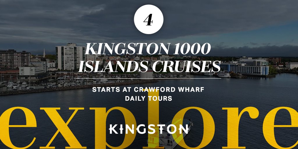 #4 of #25 things to do in Kingston this May: Kingston 10000 Islands Cruises (<a href="/k1000cruises/">Kingston 1000 Islands Cruises</a>) bit.ly/3MOAdqt