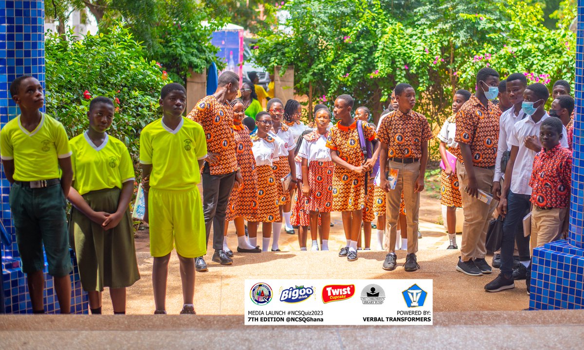 NCSQGhana's tweet photo. ARRIVAL OF SCHOOLS... Media Launch: 7TH EDITION of the NATIONAL CORE SUBJECTS QUIZ; Ghana's first-ever grandest and super exciting Junior High School Quiz on both REGIONAL and NATIONAL platforms #NCSQuiz2023 #SignificantImpacts

💡2023 NCSQuiz THEME: "YOUTH NETWORKING" #NCSQ https://t.co/a5woeiCrAt