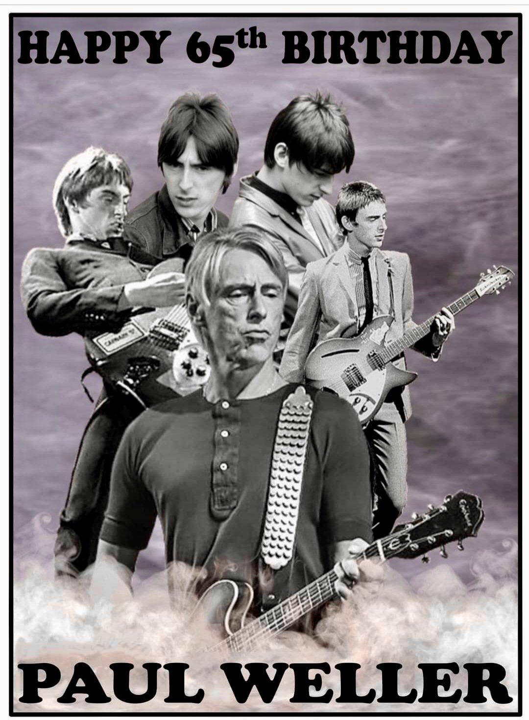 Happy Birthday to the man who created the Soundtrack to my youth, the Modfather himself,,, Paul Weller,           . 